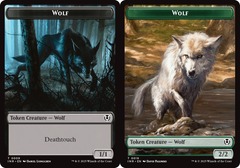 Wolf (9) // Wolf (18) Token - Foil